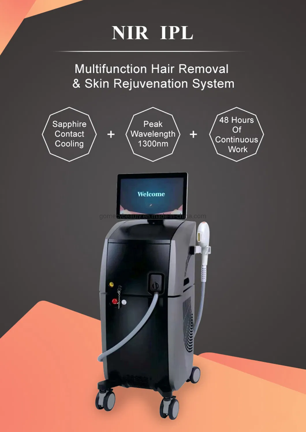 Dispositivo de Cuidados com a Pele Blacken Dpl para Pele Vascular e Redução de Marcas de Acne e Vermelhidão