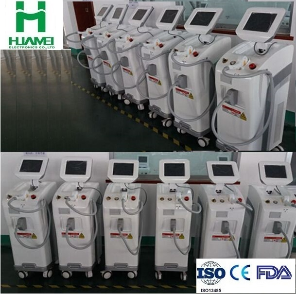 Dispositivo de Remoção de Cabelo Permanente com Laser Diodo RF IPL Vertical