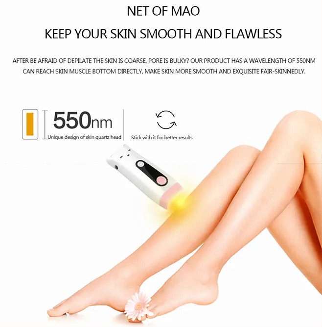 Melhor Dispositivo de Remoção de Cabelo Dispositivo de Limpeza Facial Remoção de Cabelo Indolor
