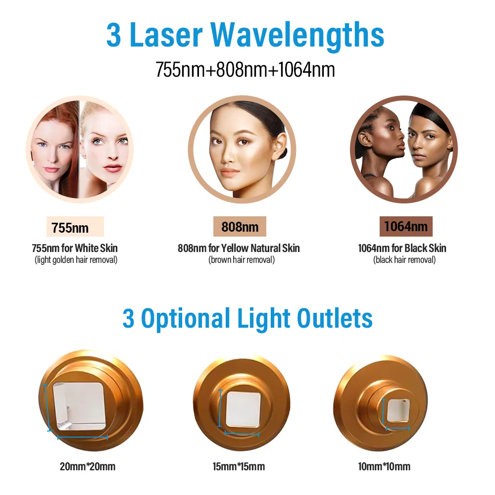 Remoção de Cabelo a Laser Diode Portátil 2 em 1 Dispositivo de Remoção de Tatuagem a Laser Picosegundo
