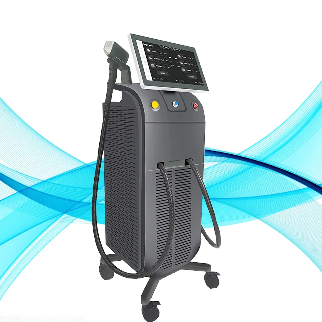 Máquina de Remoção de Cabelo de Titânio Cj 3 Comprimento de Onda 808 755 1064 Dispositivo de Beleza IPL Laser Diode para Salão de Beleza SPA