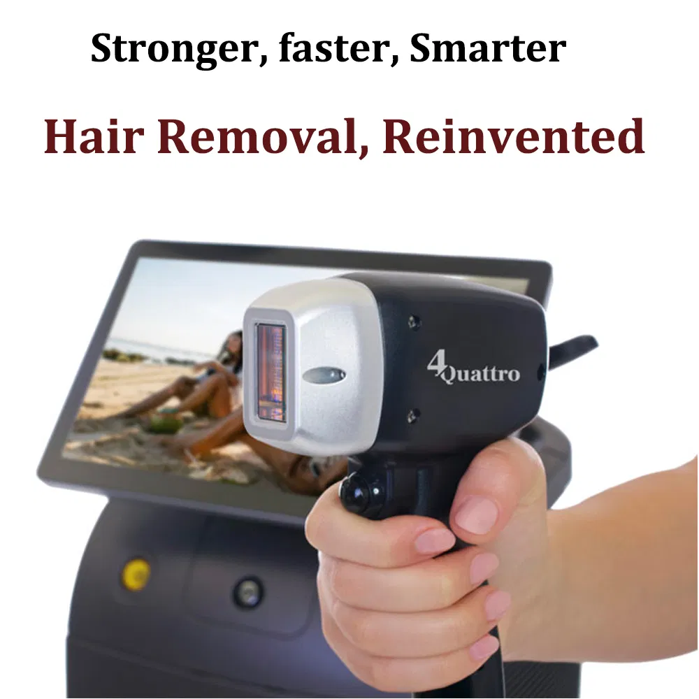 Máquina de Remoção de Cabelo de Titânio Cj 3 Comprimento de Onda 808 755 1064 Dispositivo de Beleza IPL Laser Diode para Salão de Beleza SPA
