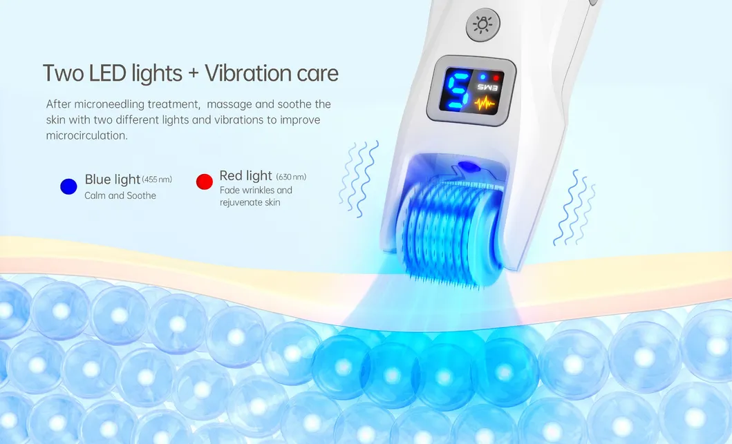 Dispositivo de Microneedling Facial para Tratamento de Crescimento Capilar Aprimorado