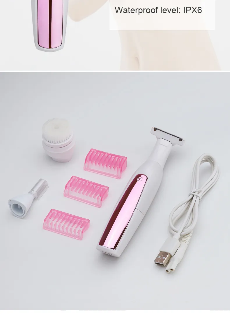 Removedor de pelos portátil estilo pocket para mulheres, depilador recarregável, aparador para mulheres
