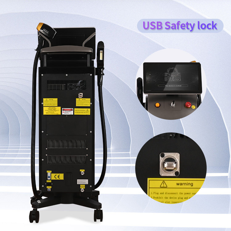 Dispositivo de Remoção de Pelo a Laser de Diodo IPL UK 2in1