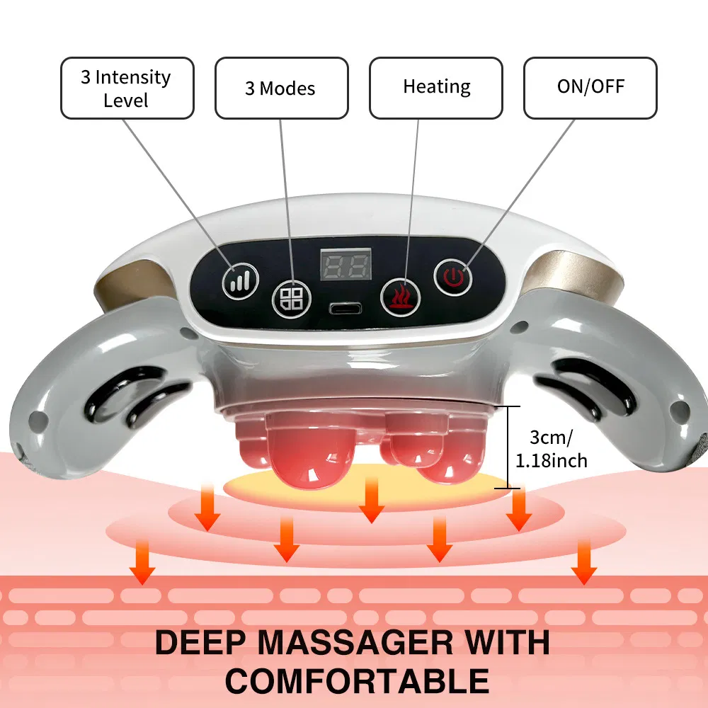 Instrumento de Amassamento Absembled Dispositivo de Massagem para a Barriga Massajador Abdominal