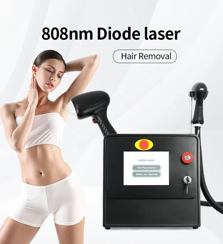 Diodo Laser de Titânio para Remoção de Pelos Corporais