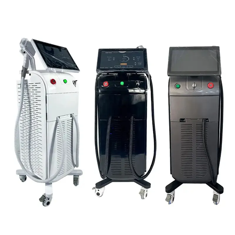 Novo Removedor de Pelos a Laser com Diodo 4 Onda 755 808 1064 Dispositivo de Remoção de Pelos a Laser