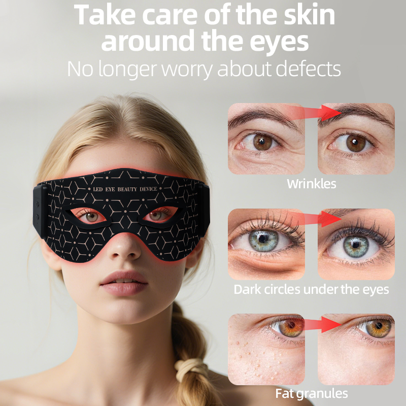 Fabricante de Máscara Facial LED OEM ODM Atacado Personalização Clínica Silicone 2 Cores 630nm 850nm Dispositivo de Máscara Facial para Terapia de Luz Vermelha LED