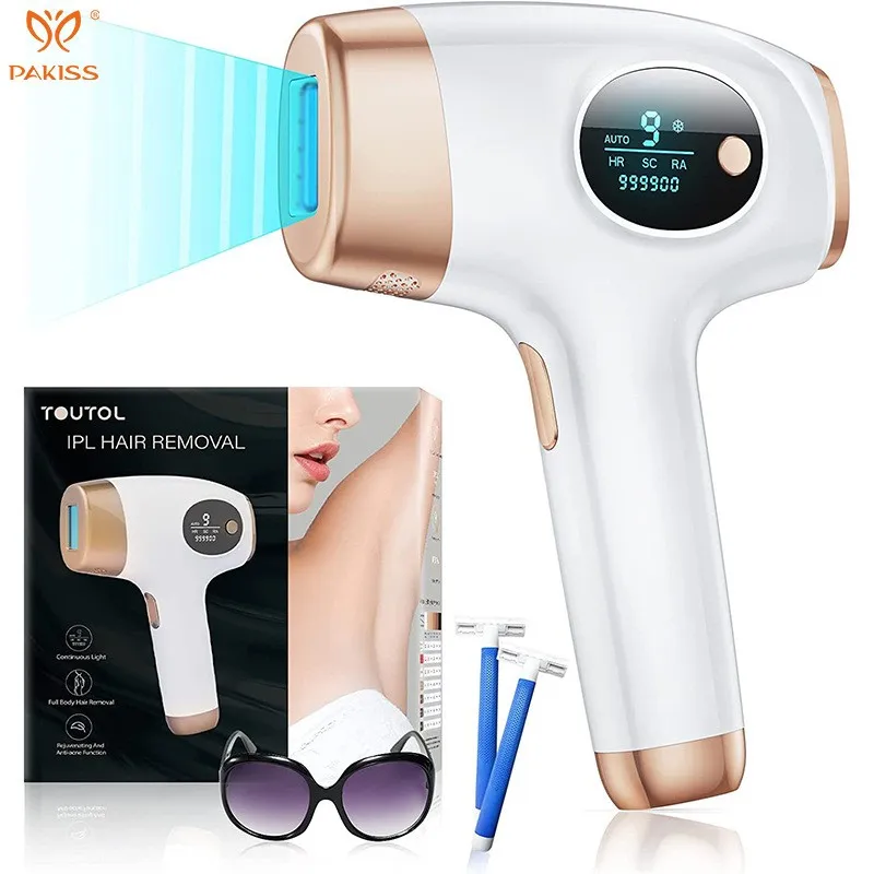 Dispositivo de Remoção de Cabelo a Laser Facial Painless para Uso Doméstico