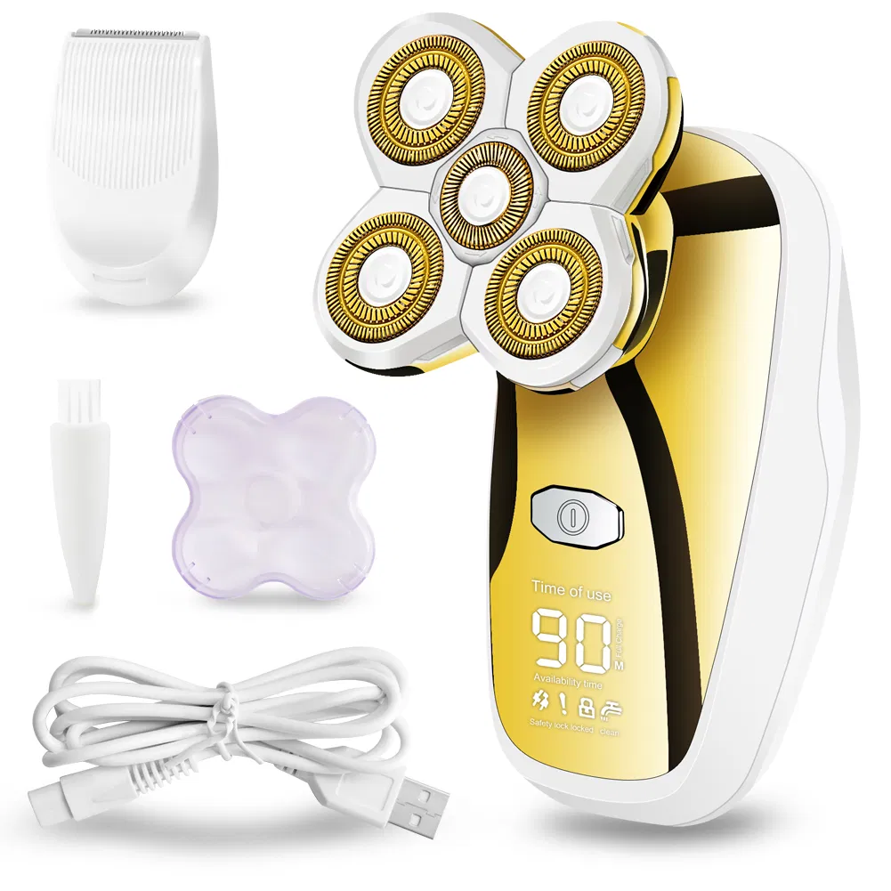 Epilador elétrico para mulheres, instrumento de remoção de pelos, aparador de pelos para axilas, à prova d'água, epilador recarregável por USB