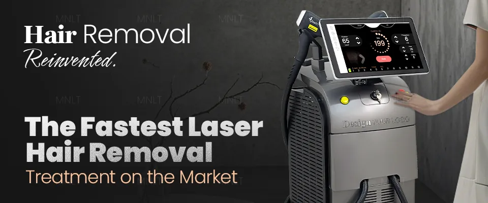 Equipamento Profissional de Remoção de Pelo a Laser