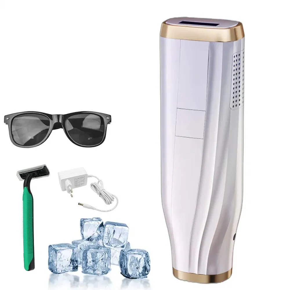 Dispositivo de remoção de pelos a laser para uso doméstico, epilador de resfriamento, rejuvenescimento da pele indolor
