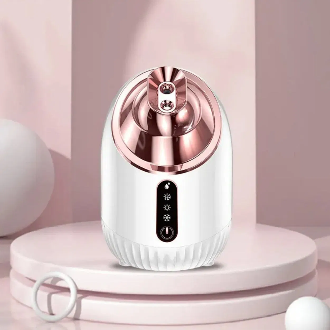 Atacado OEM 240ml Vaporizador Facial Nano Iônico Quente Frio Hidratação Profunda Dispositivo de Beleza SPA