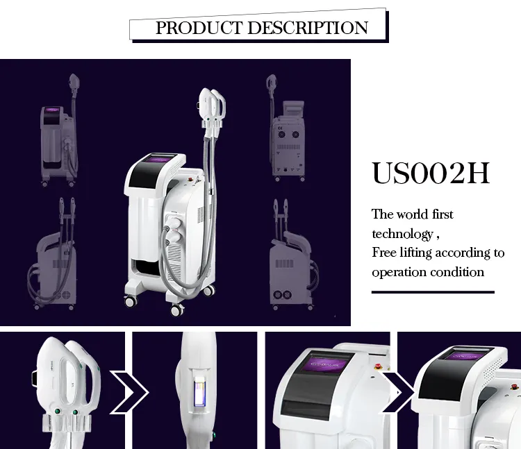3 em 1 Dispositivo de Beleza IPL com Placa de Resfriamento no Japão para Remoção de Cabelo, Rejuvenescimento da Pele e Limpeza de Acne