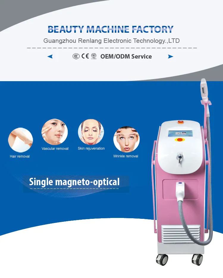Equipamento de Beleza IPL Opt Rápida Remoção de Cabelo IPL com IPL Elight SPA/Salao