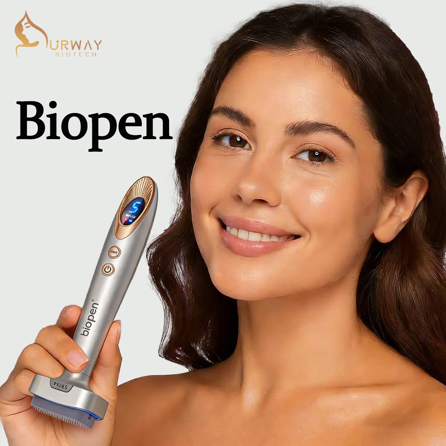 Biopen 6 Dispositivo Elétrico de Microneedle para Clareamento de Cicatrizes e Cuidados com a Pele Anti-Envelhecimento