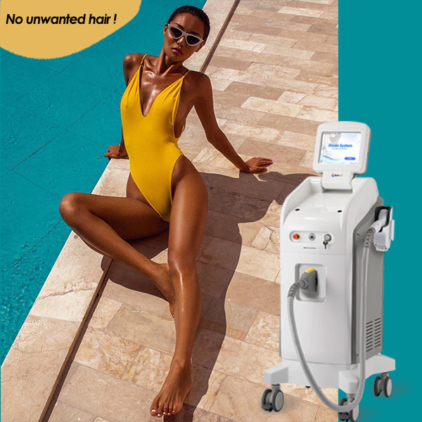 Remoção de Cabelo 808nm Equipamento de Beleza a Laser de Diodo para Rejuvenescimento da Pele