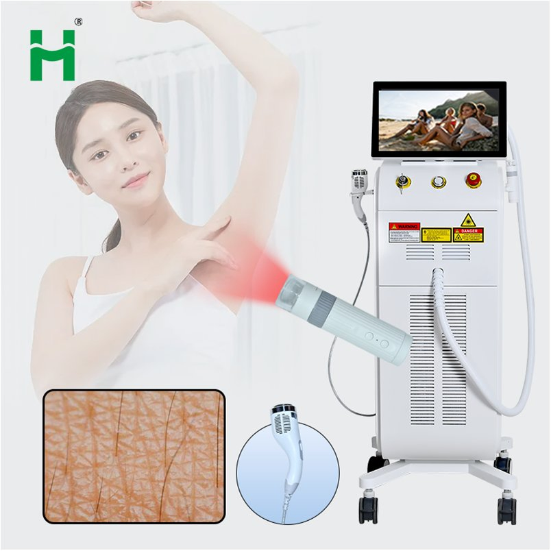 Máquina de Depilação a Laser Diode de Grau Profissional Popular Ótima para Clínicas Estéticas Preço com Desconto para Compras em Grande Escala
