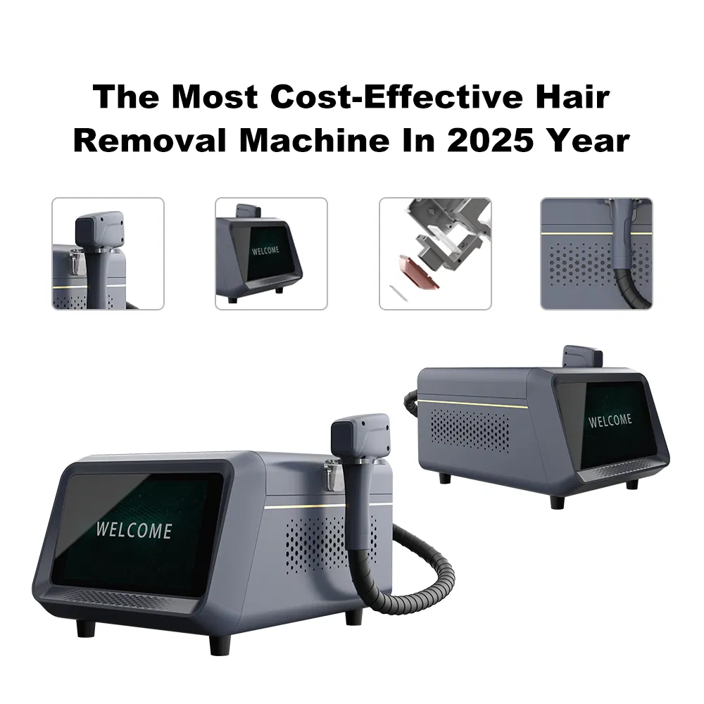 Venda Quente 3 Laser Diode de Comprimento de Onda Remoção de Pelo Portátil Profissional Permanente 808nm Máquina Removedora de Pelo