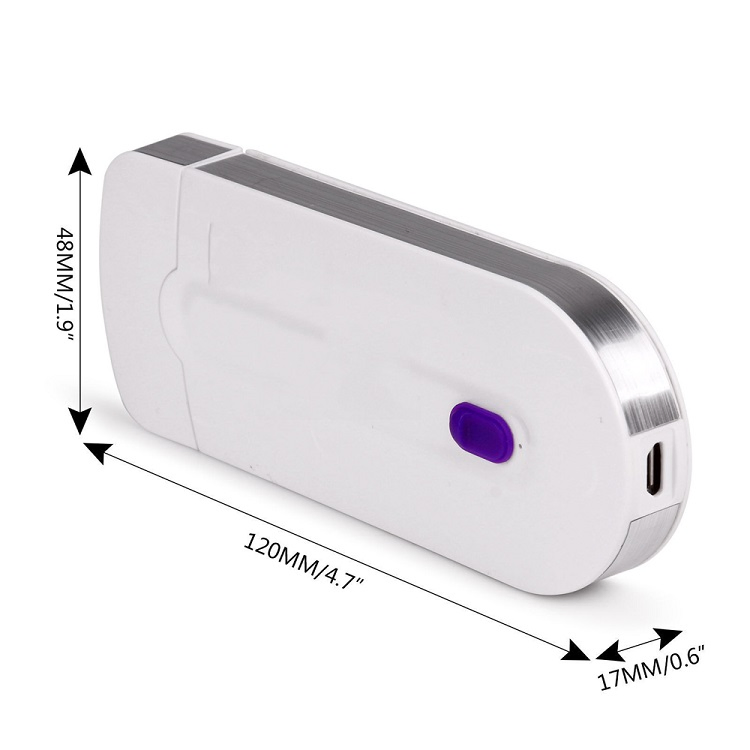 Epilador facial portátil personalizado para mulheres, epilador para partes íntimas