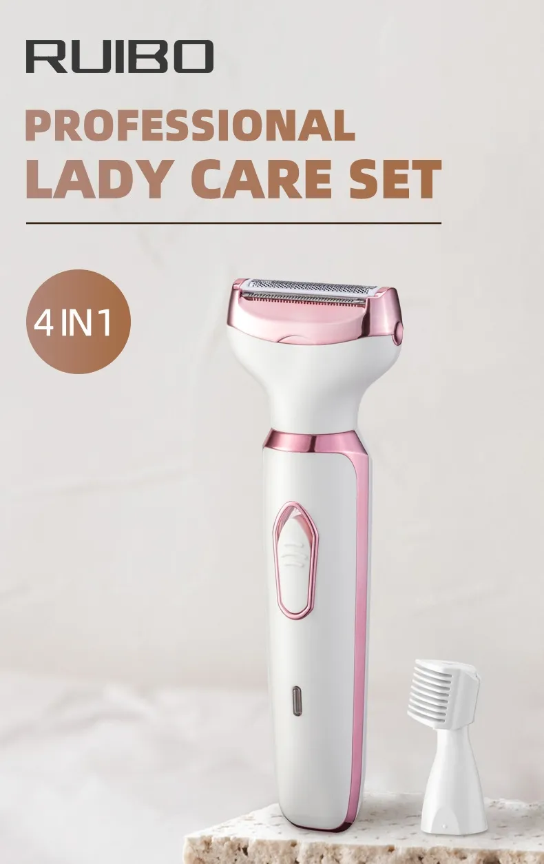 Aparador Elétrico Feminino para Cuidados Íntimos, Tudo-em-Um para Mulheres, Pelos de Axila
