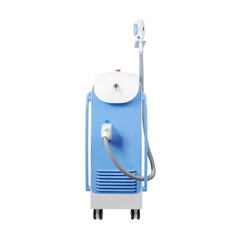 Dispositivo de Beleza Vertical, Dispositivo de Remoção de Cabelo a Laser Elétrico e Magnético Indolor, Dispositivo de Beleza para Remoção de Cabelo a Laser nas Cores Azul e Branco