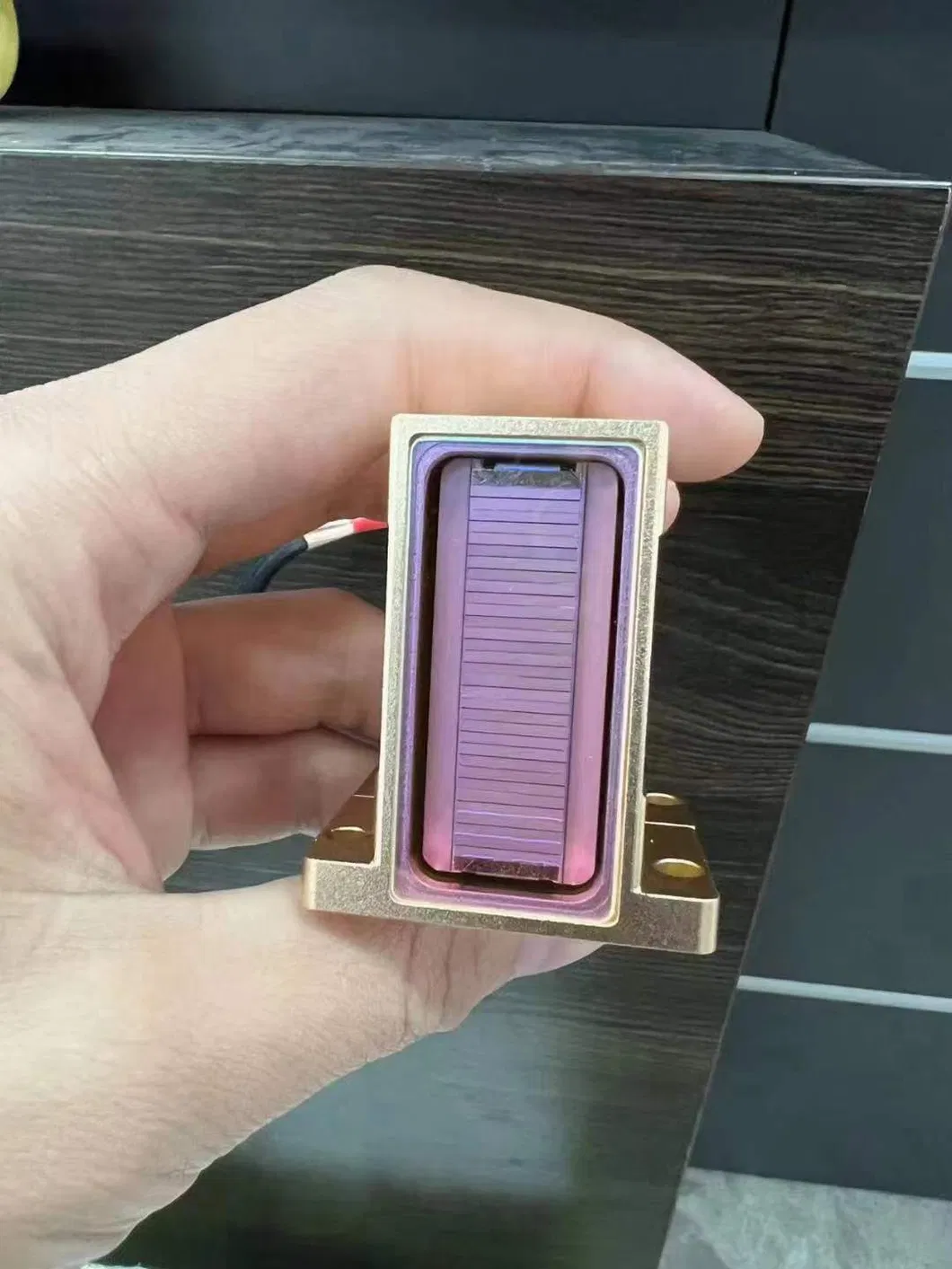 Foto detalhada da máquina