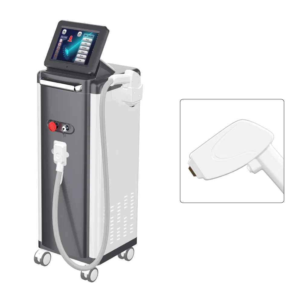 Dispositivo de Epilação a Laser Alexandrite 808nm Dispositivo de Remoção de Pelo a Diode Permanente