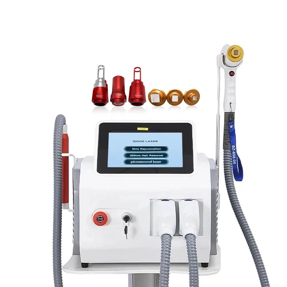 Remoção de Cabelo a Laser Diode Portátil 2 em 1 Dispositivo de Remoção de Tatuagem a Laser Picosegundo
