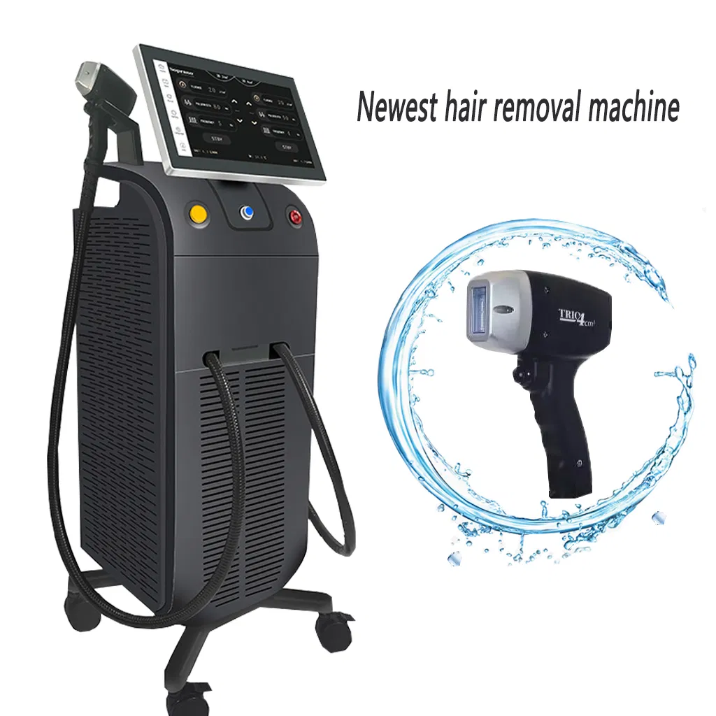 Máquina de Remoção de Cabelo a Laser Diode Cj 3 Comprimento de Onda 808 755 1064 Dispositivo de Depilação a Laser Diode para Salão de Beleza SPA
