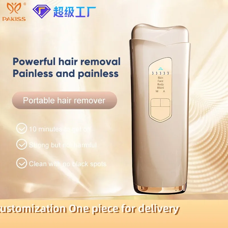 Dispositivo de Rejuvenescimento de Pele a Laser Indolor e Remoção de Pelos, Epilador Eletrônico IPL para Uso Doméstico