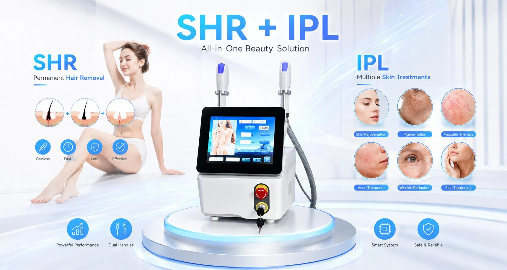Smart IPL Hair Removal Device