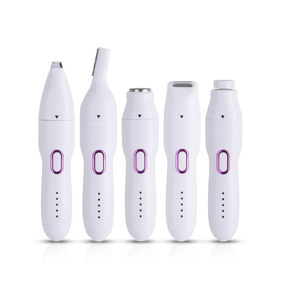 4 em 1 Kit de Depilador Elétrico Multifuncional Recarregável