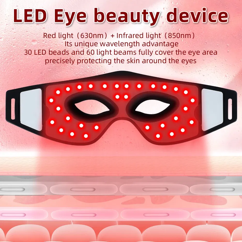 Fabricante de Máscara Facial LED OEM ODM Atacado Personalização Clínica Silicone 2 Cores 630nm 850nm Dispositivo de Máscara Facial para Terapia de Luz Vermelha LED
