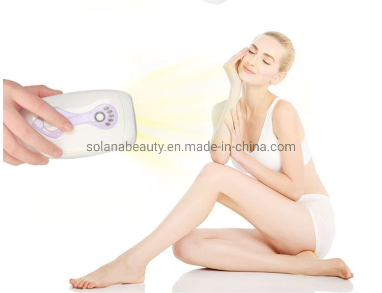Dispositivo de Beleza para Remoção de Cabelo Permanente por IPL para Uso Doméstico Mini Epilador