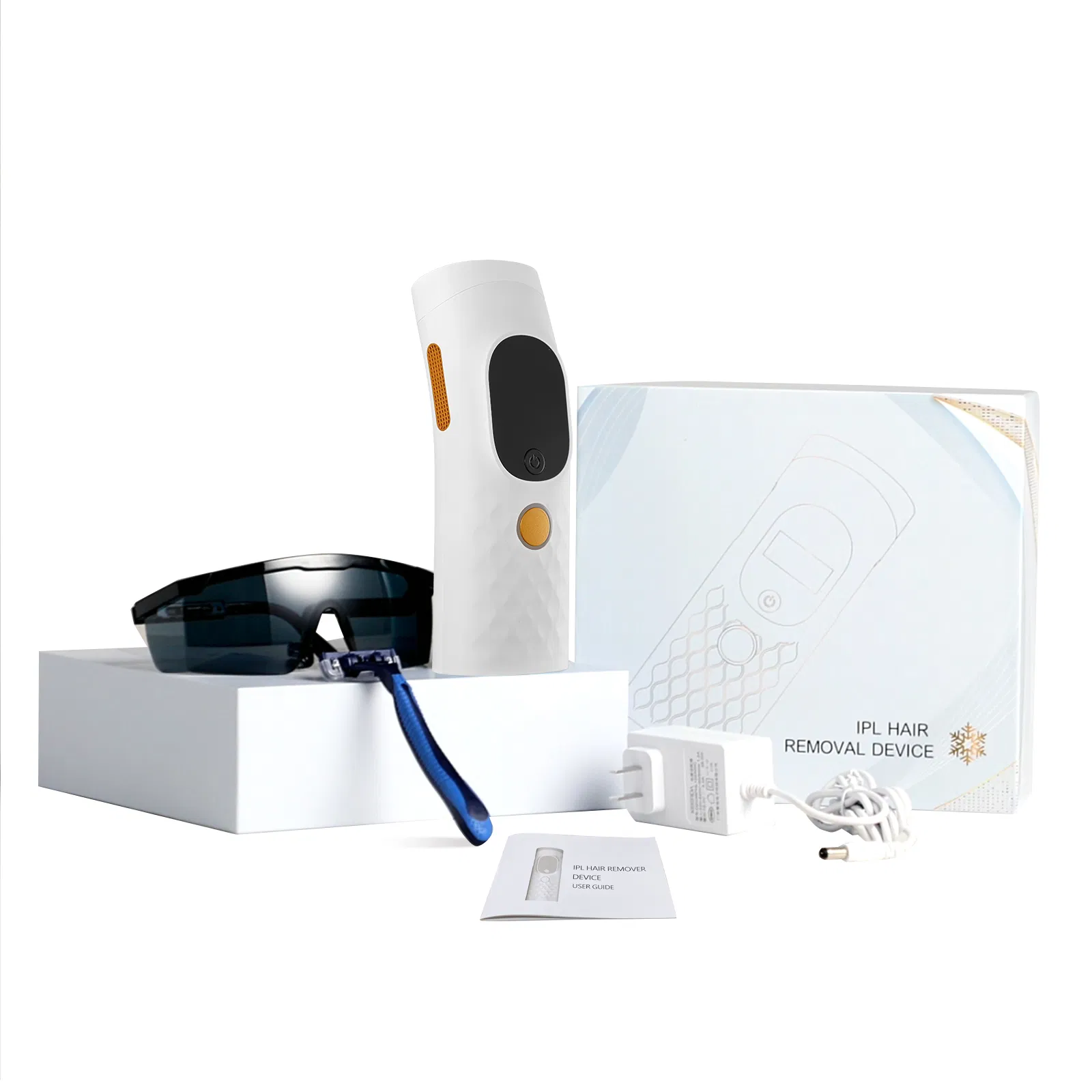 Dispositivo de Remoção de Cabelo a Laser para Uso Doméstico com Resfriamento a Gelo IPL