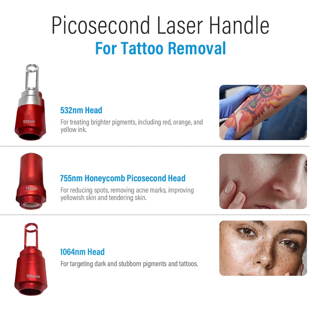 Remoção de Cabelo a Laser Diode Portátil 2 em 1 Dispositivo de Remoção de Tatuagem a Laser Picosegundo
