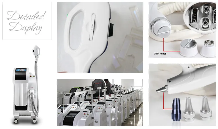 3 em 1 Dispositivo de Beleza IPL com Placa de Resfriamento no Japão para Remoção de Cabelo, Rejuvenescimento da Pele e Limpeza de Acne