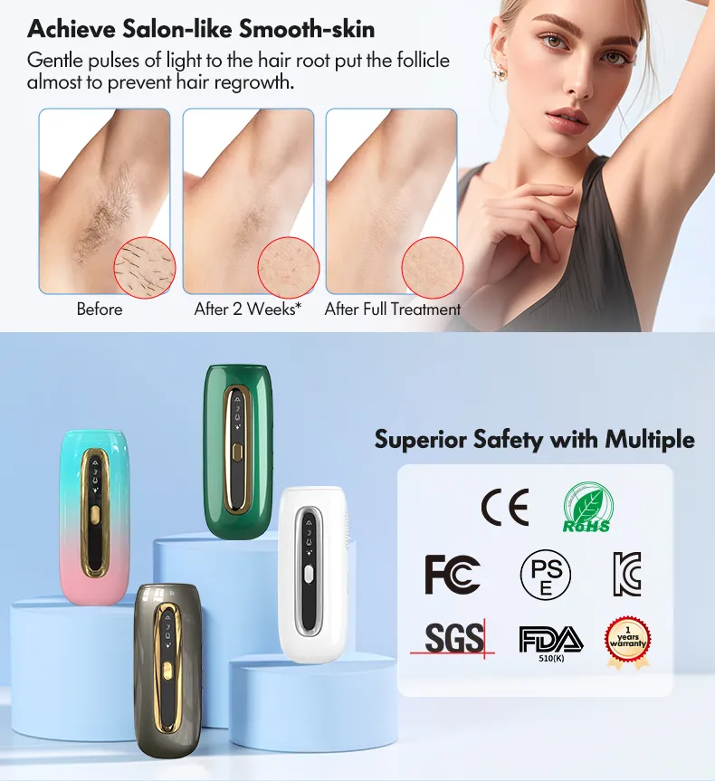 Epilador de cabelo para remoção de pelos da perna e biquíni