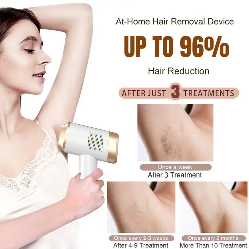 Portable Ice Hair Reduction Laser Hair Removal Beauty Device at-Home
