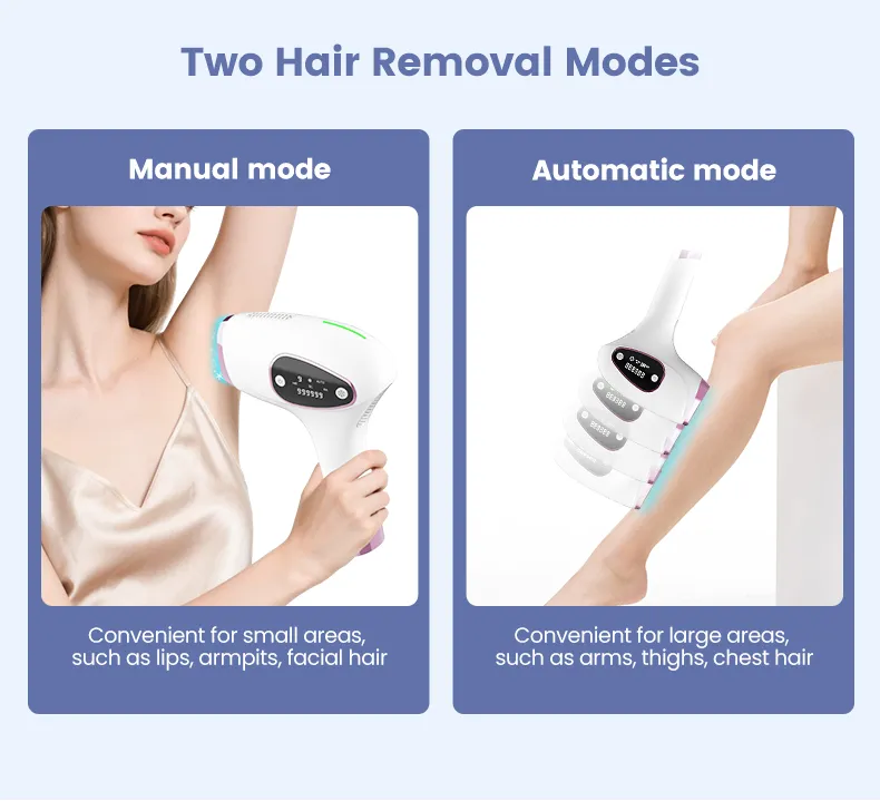 Dispositivo de Beleza para Remoção de Cabelo IPL Sem Dor e Portátil para Uso Doméstico