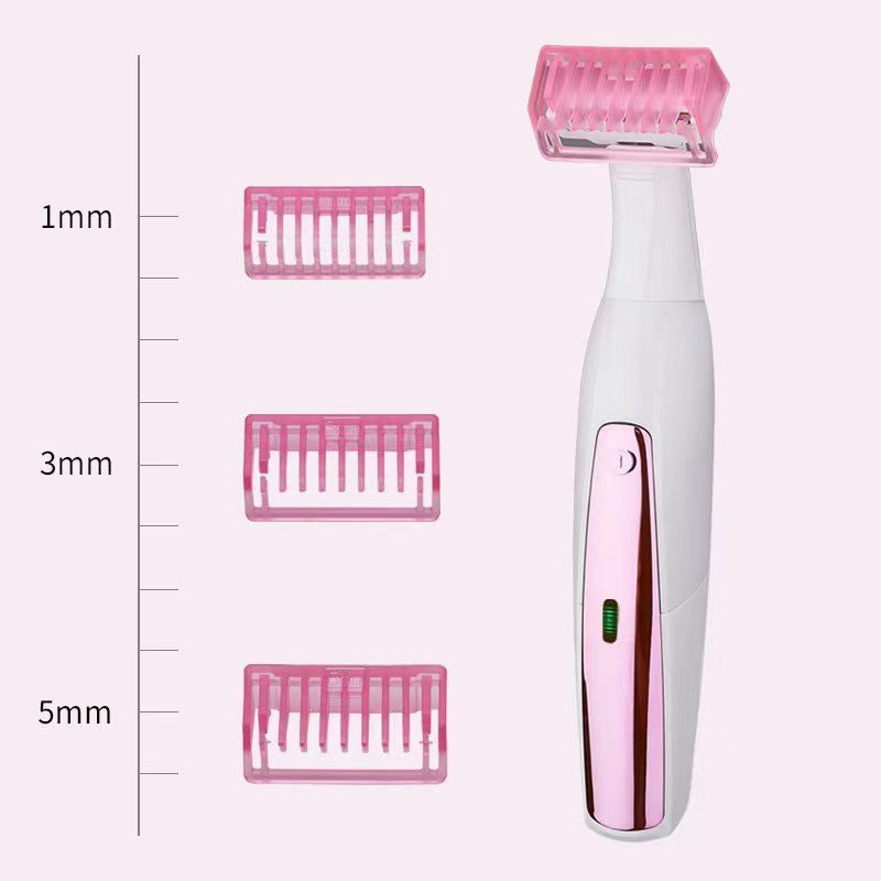 Epilador recarregável portátil estilo pocket para mulheres, removedor de pelos para as costas