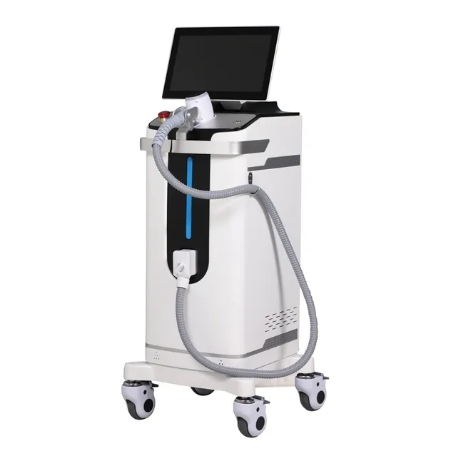 Sistema Avançado de Resfriamento Melhor Análise de Pele com Inteligência Artificial Android 808nm Dispositivo de Remoção de Pelo a Laser de Diodo