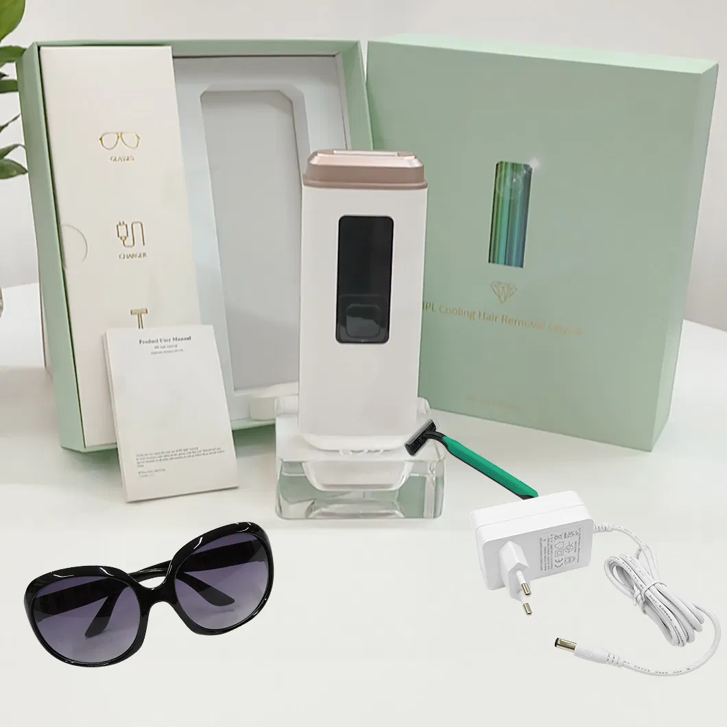 Melhor Dispositivo de Remoção de Cabelo IPL para Uso Doméstico com Rejuvenescimento da Pele e Ponto de Congelamento Portátil