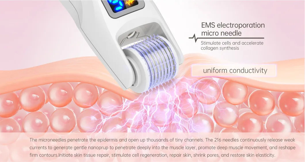 Dispositivo de Microneedling Facial para Tratamento de Crescimento Capilar Aprimorado