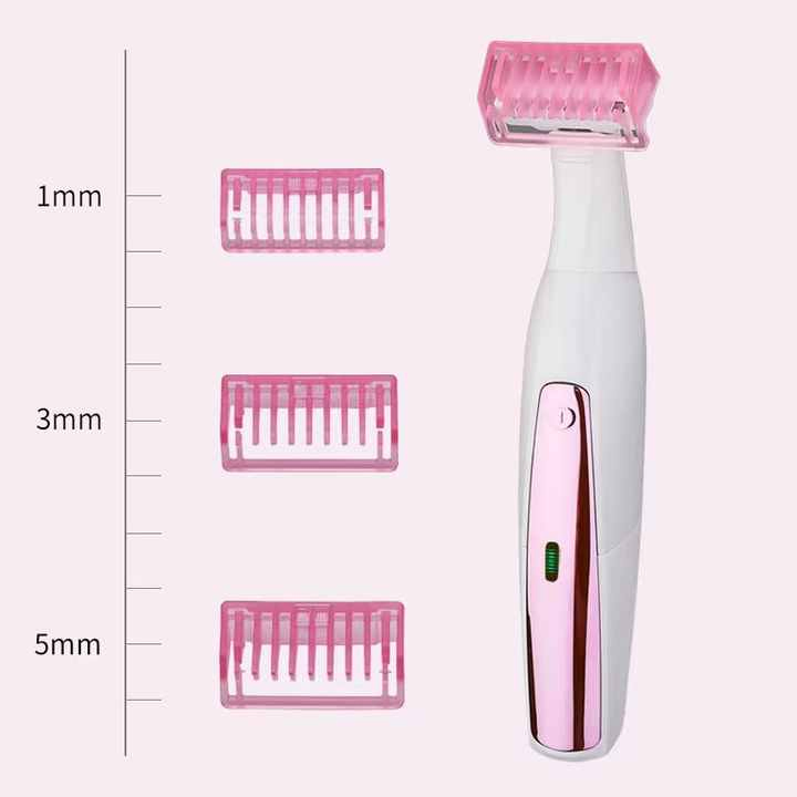 Removedor de pelos portátil estilo pocket para mulheres, depilador recarregável, aparador para mulheres
