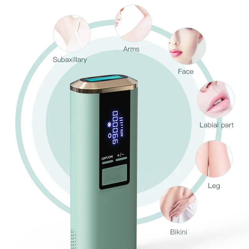 Removedor de pelos elétrico epilador, dispositivo de remoção de pelos a laser IPL mini de safira para uso doméstico SPA