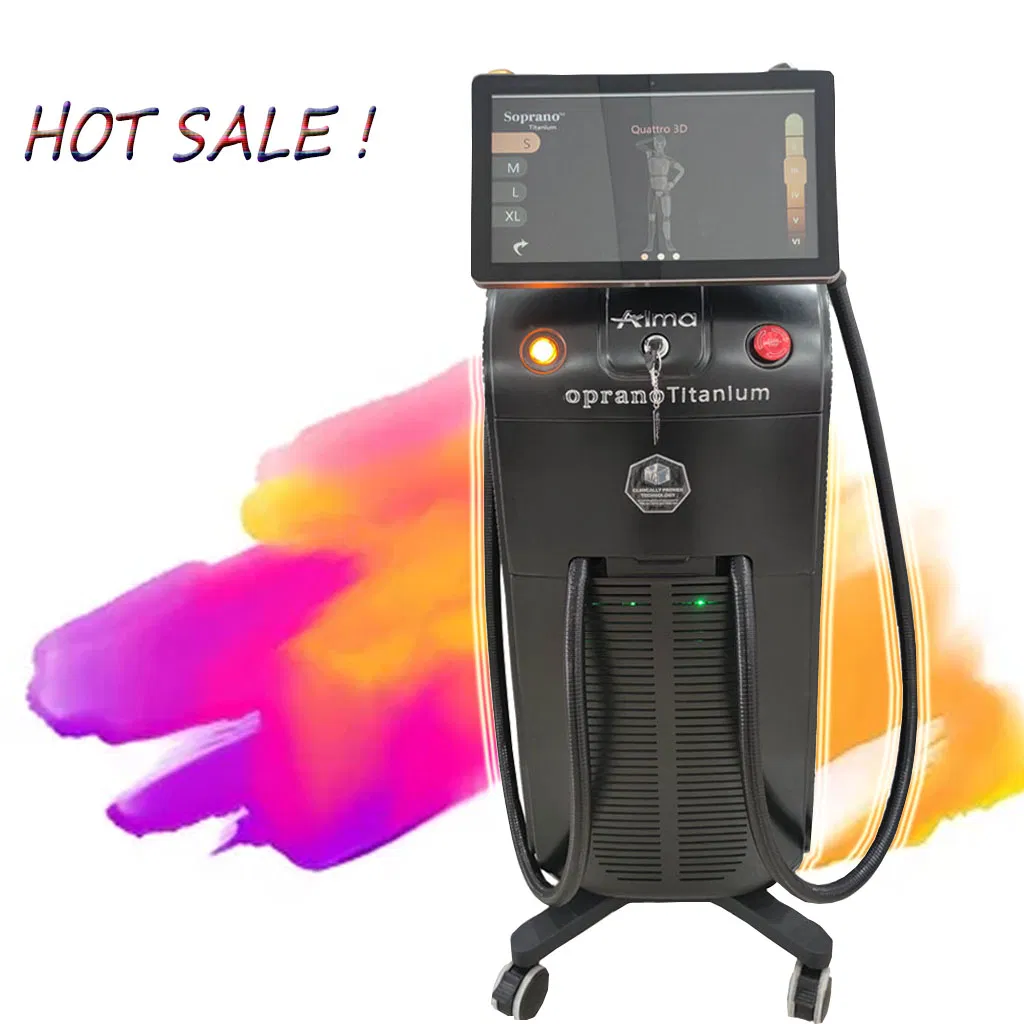Máquina de Remoção de Cabelo a Laser Diode 755/808/1064 Depilador Permanente Epilação Eletrolise