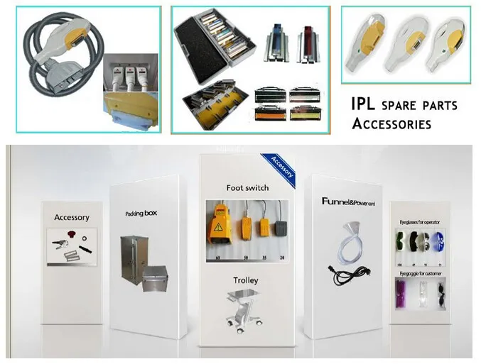 Epilador elétrico de remoção de pelos faciais IPL